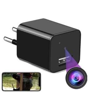 Prise chargeur USB avec caméra espion intégrée pour surveillance discrète à La Réunion